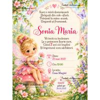 Invitatie la aniversare fetita