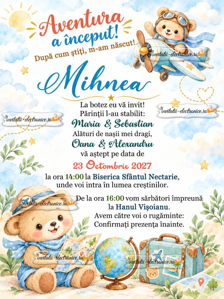 Invitatie la botez
