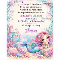 Invitatie petrecere fetita