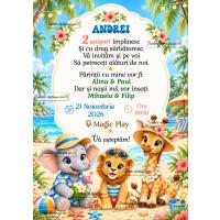 Invitatie la petrecere copii