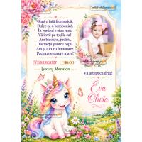 Invitatie cu unicorn