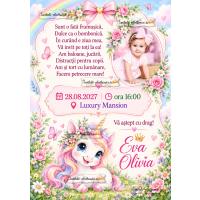 Invitatie petrecere fetita