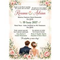 Invitatie de nunta de distribuit online