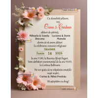 Invitatie digitala la nunta sau cununie
