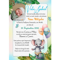 Invitatie cu elefant