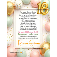 Invitatie la majorat