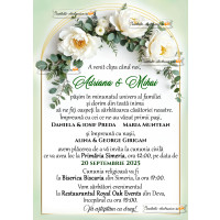Invitatie de nunta eleganta 