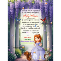 Invitatie cu Printesa Sofia