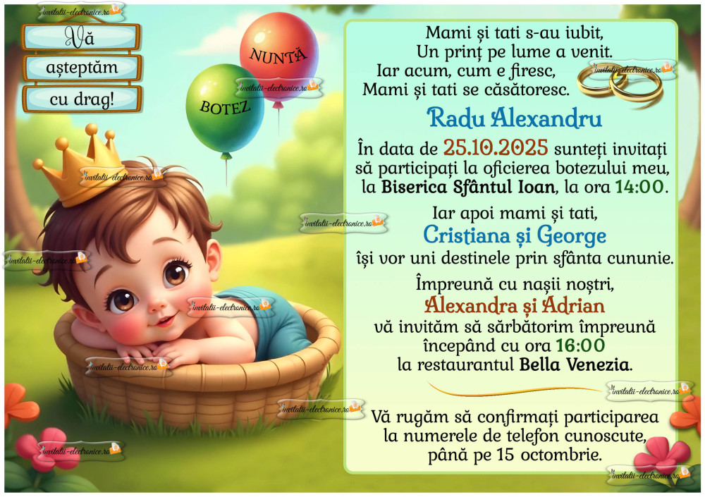 Invitatie 2 in 1