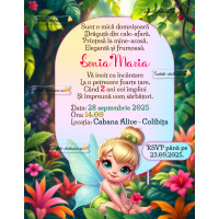 Invitatie la aniversare fetita