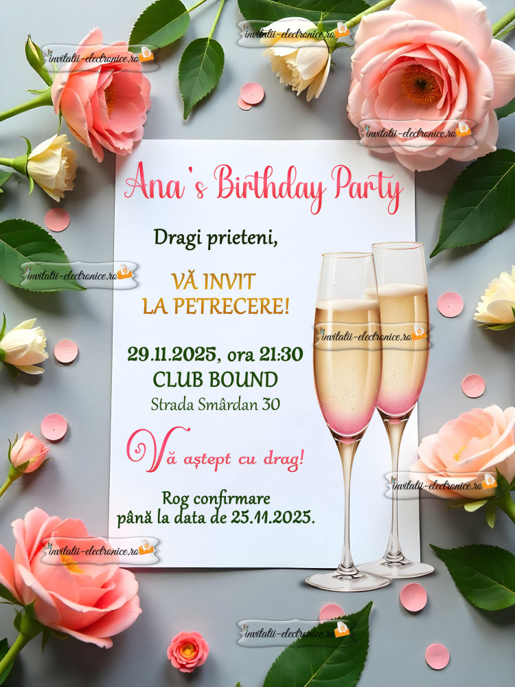 Invitatie la petrecere