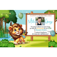 Invitatie cu leu
