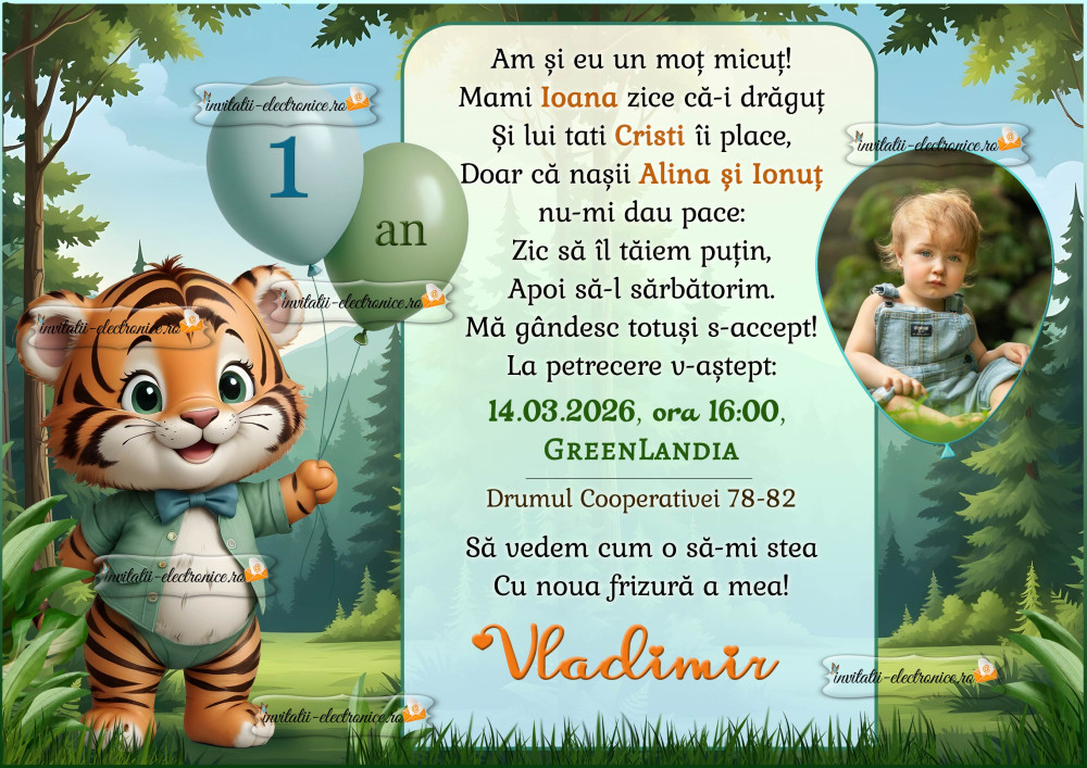 Invitatie la petrecere in padure