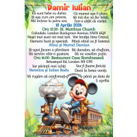 Invitatie la botez cu Mickey Mouse