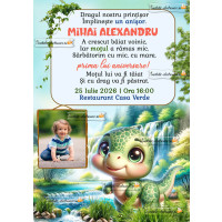 Invitatie pentru iubitorii de dinozauri