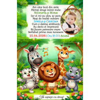 Invitatie la petrecere copii