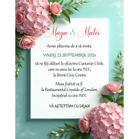 Invitatie la nunta de trimis online